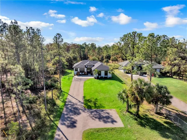 Aerial view of property and surrounding area