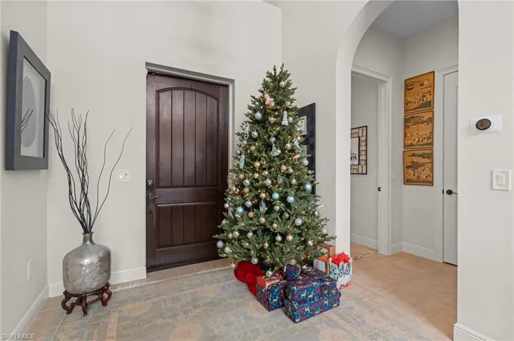 View of tiled foyer entrance