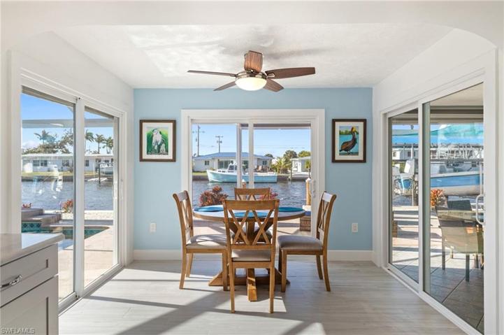 In-Kitchen Dining with FULL view of the Outdoors!