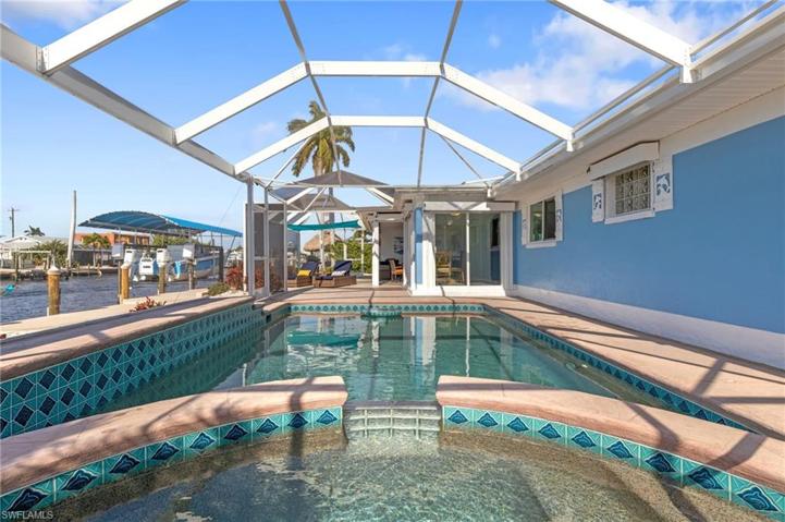 Canal-Side Pool with Integrated Spa