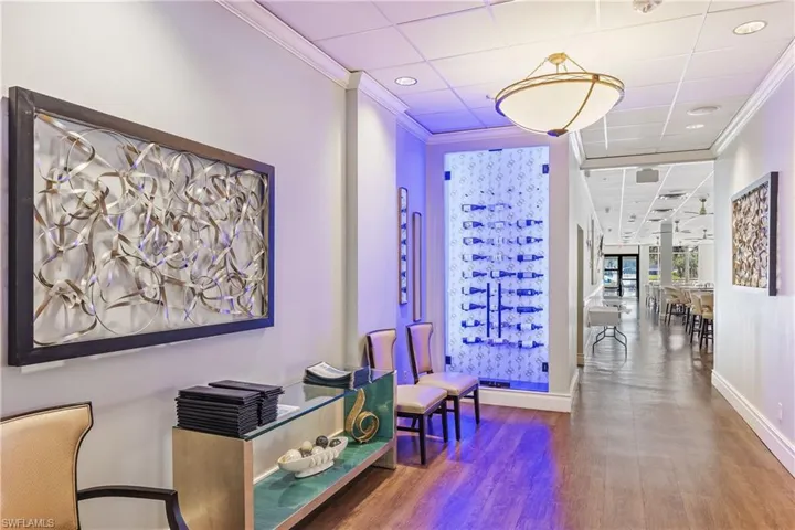 Front entry into community restaurant