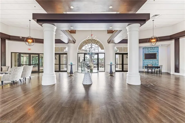 View of community clubhouse common area