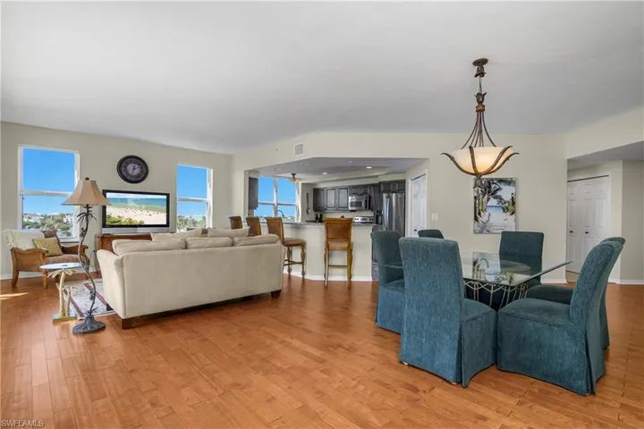 Hardwood floors in main rooms