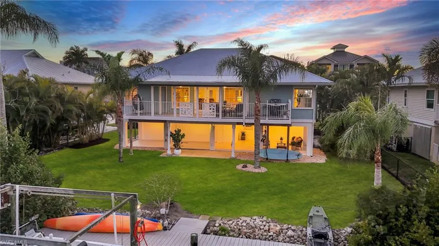 Backyard Views at Sunset