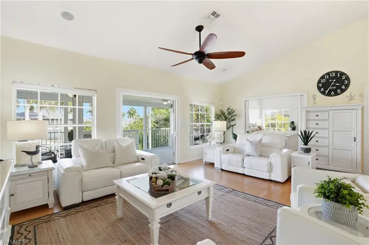 Living Area with Pocket Sliders Open