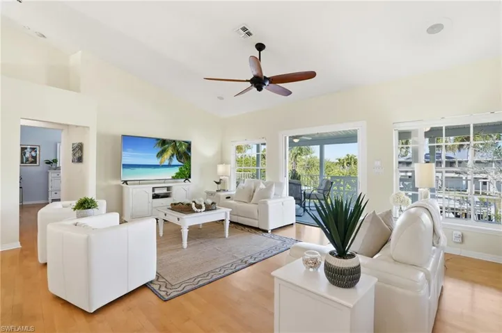 Living Area leading to Primary Suite