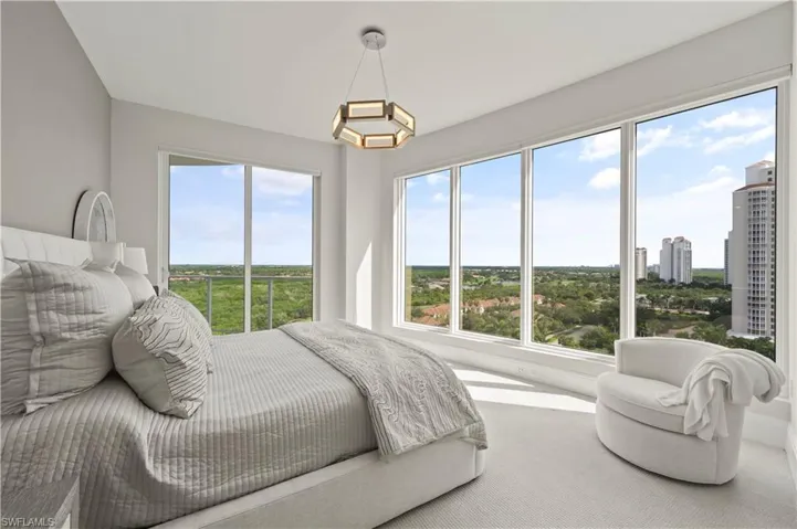 A royal guest suite with panoramic views.