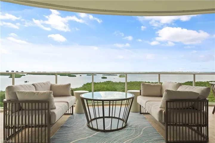 Sweeping views of the Gulf and Estero Bay.