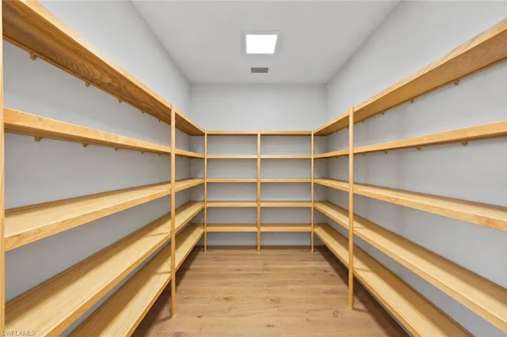 Oversized pantry.