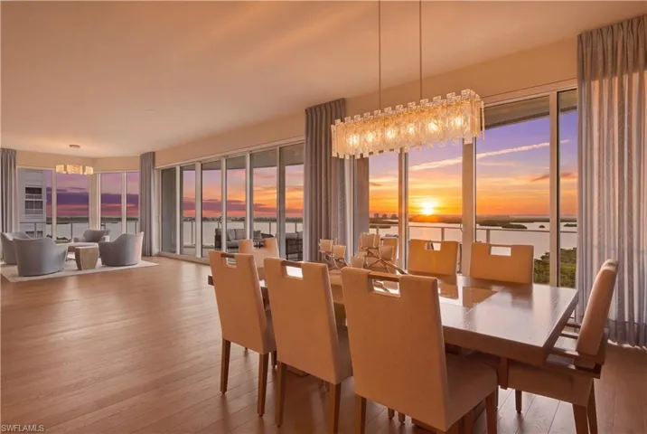 Watch the sunset skies change color every evening.