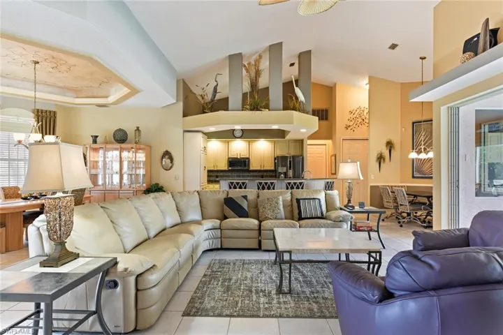 Living room; open floorplan