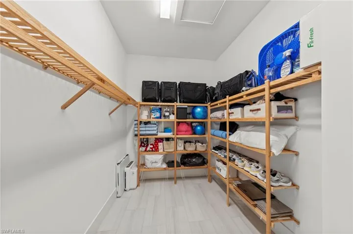 Storage room with attic access New OCCUPANCY SENSOR (December 2019)
