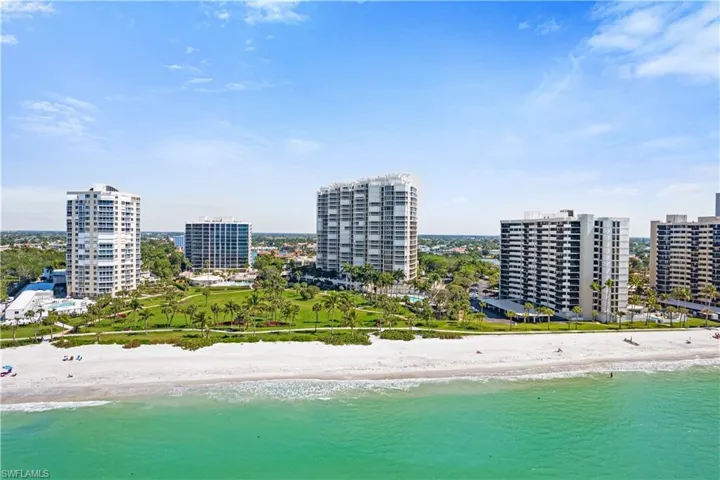 View of urban area featuring expansive coastline