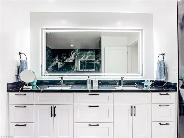 Master bath vanity