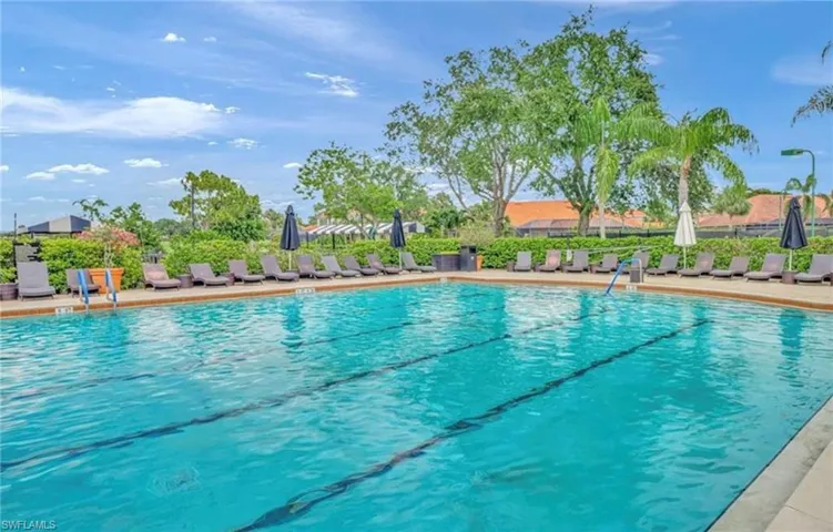View of pool