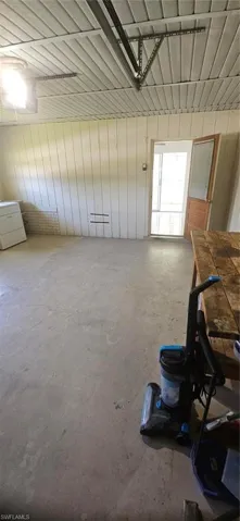 Misc room with concrete floors