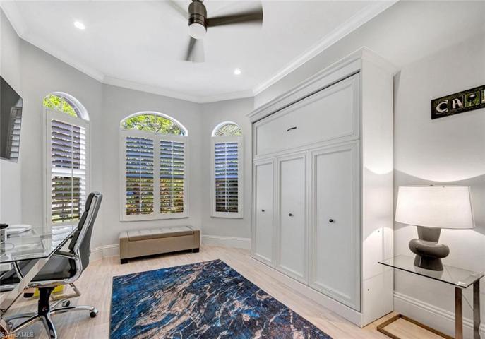 Guest Bedroom with Murphy bed that can also be used as office space