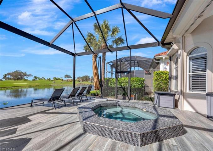Built in Spa perfect for lounging and taking in the view .