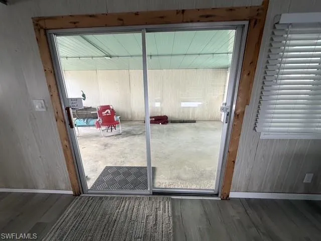 View of Florida Room from inside the home.