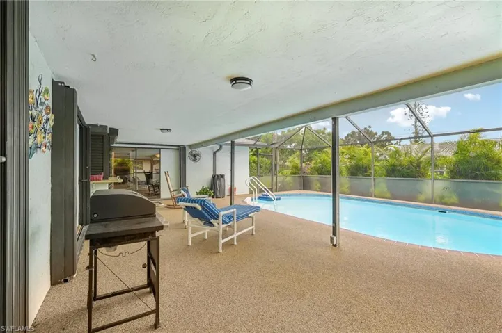 View of pool