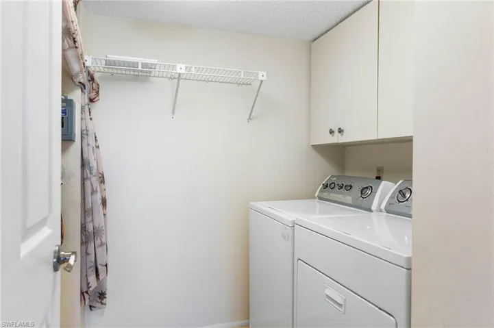 Laundry room with full size Washer & Dryer