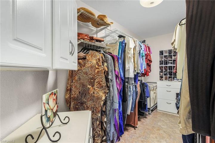 Extra deep walk-in Master Closet