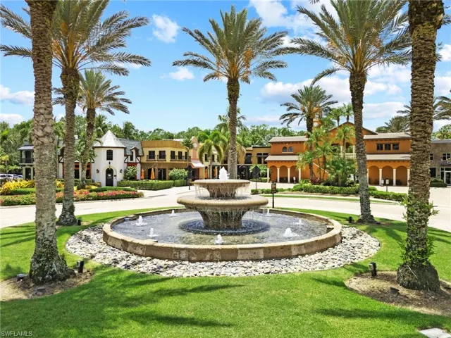 Surrounding community with a lawn