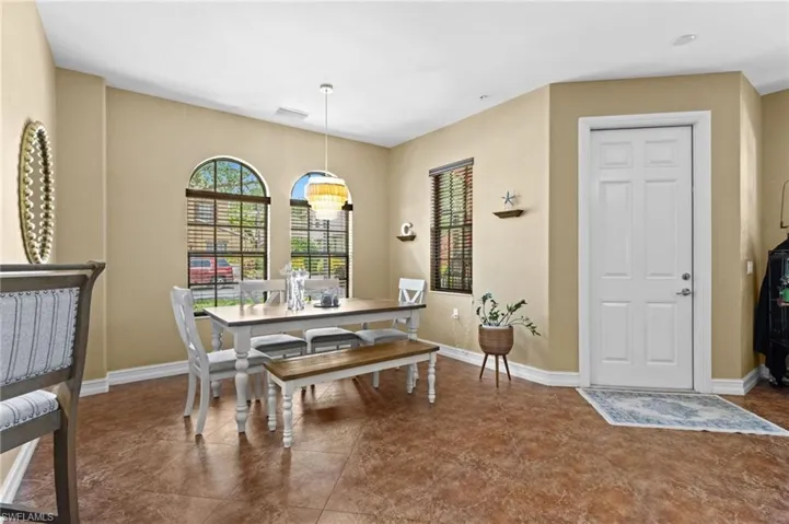 Dining room featuring baseboards