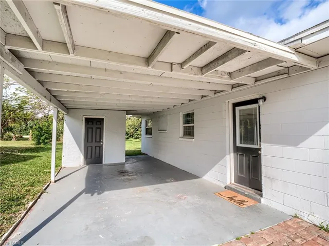 Carport for covered parking