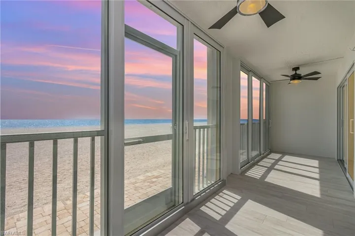Glassed-in Sun Room  with Gulf View!