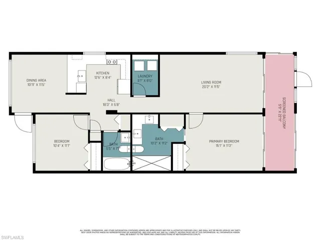 2/2 Floor Plan