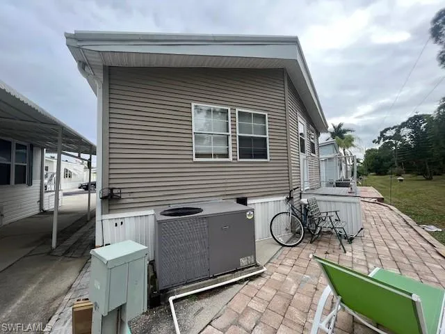 View of patio / terrace featuring central AC unit