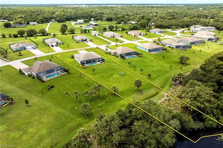 Drone / aerial view with a rural view