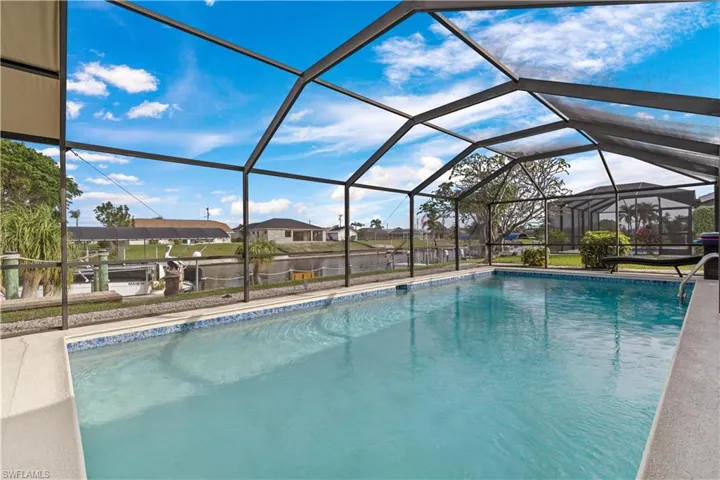 Long view of pool area