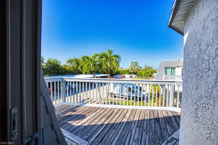 View of deck
