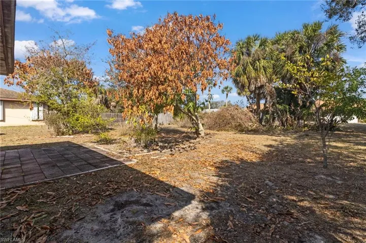 View of yard featuring a patio area