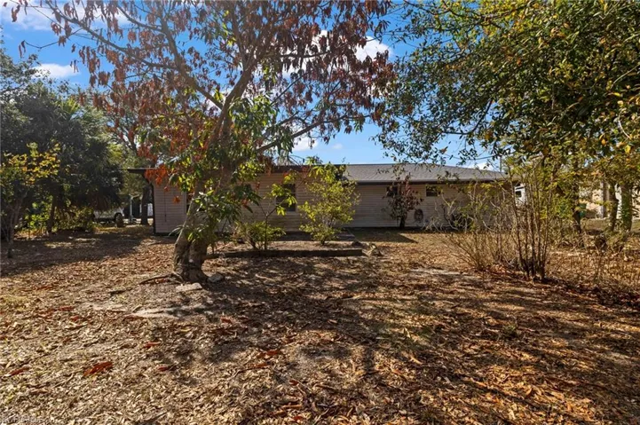Rear view of property