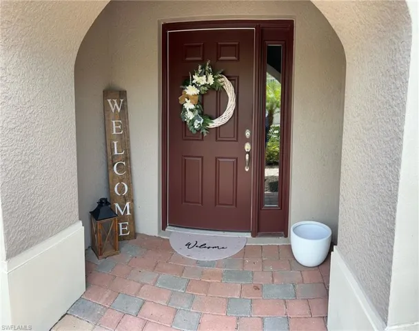 View of exterior entry