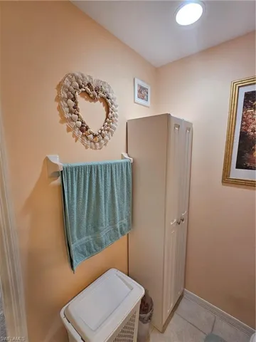 Bathroom featuring tile patterned floors