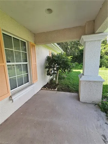 View of patio