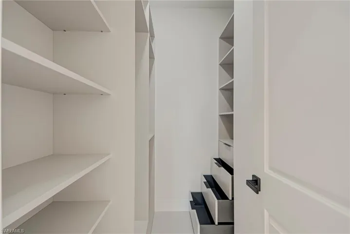 View of spacious closet