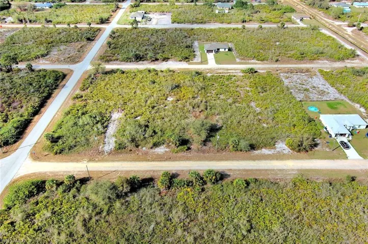 Aerial overview of property's location