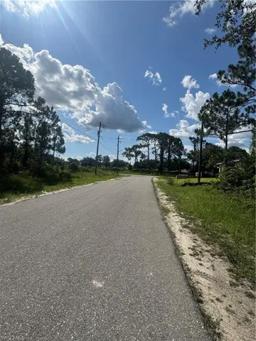 View of asphalt street