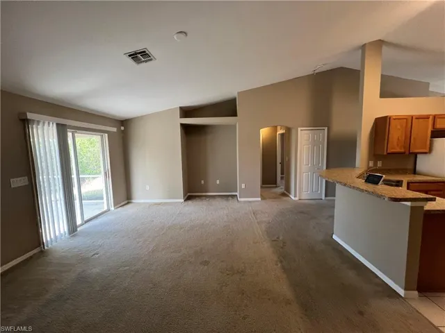 Lofted ceiling