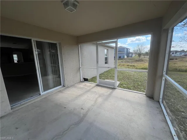 Leading into the living room