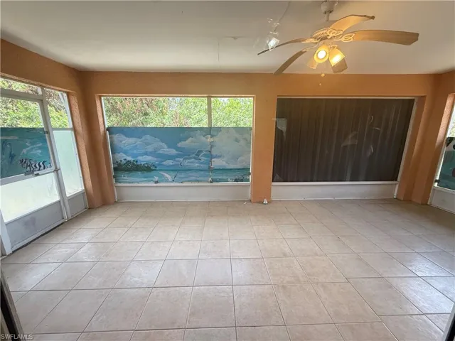 screened in lanai