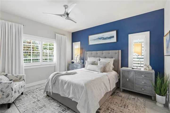 PRIMARY BEDROOM SUITE..PLANTATION SHUTTERS...