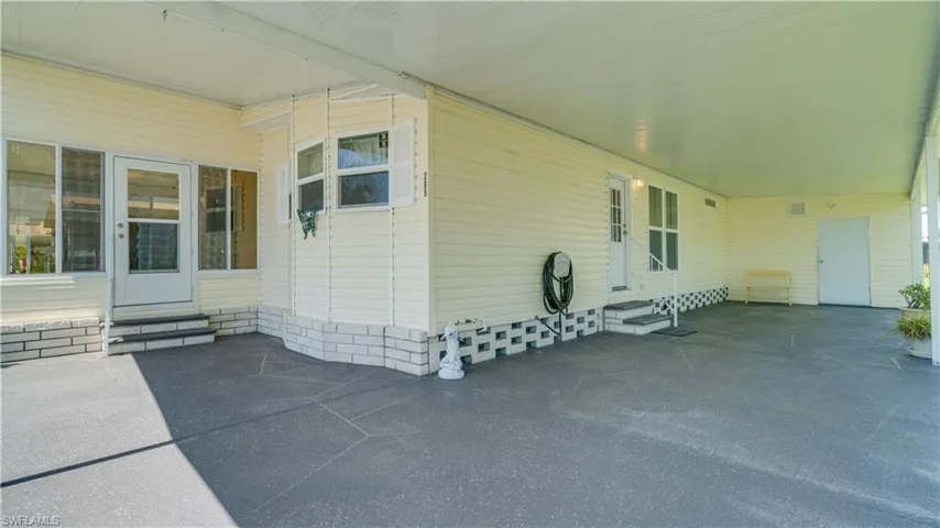 This home offers double entry access. It also features an extended decorative driveway, an extended shed, and ample room for an outdoor patio space. Say wow!