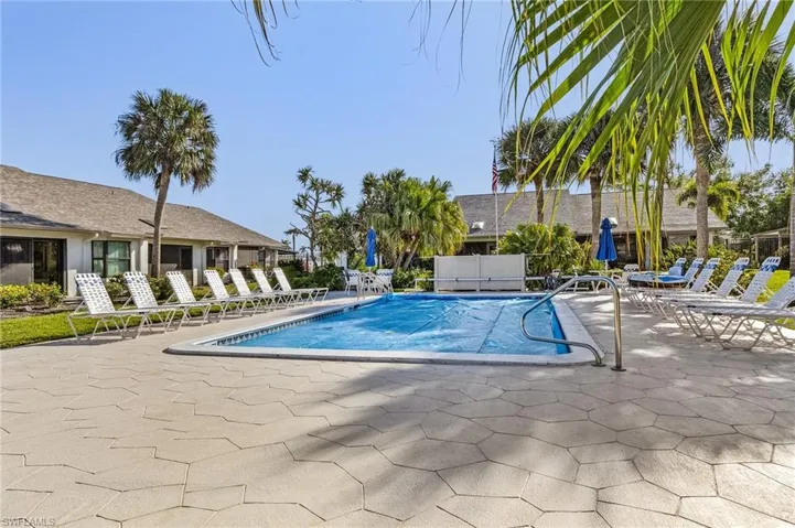 View of the pool from the lanai.