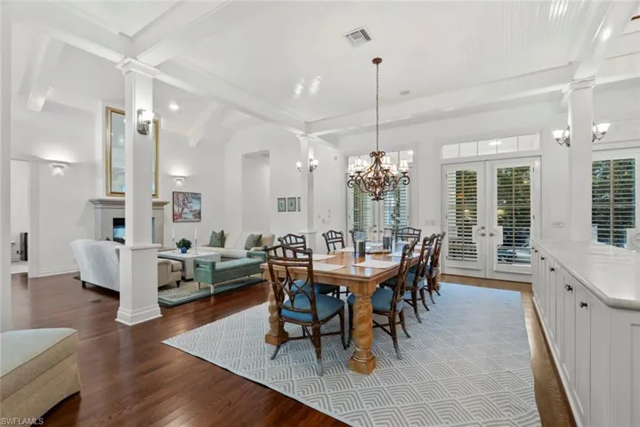 Expansive formal dining and living areas upon entry!
